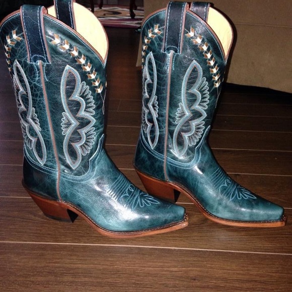 Justin Cowboy Boots woman’s - Picture 2 of 4